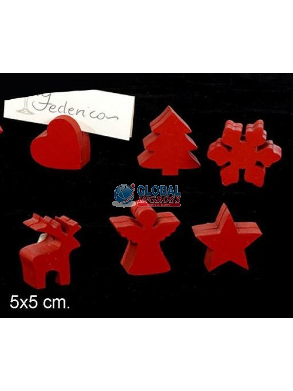 SEGNAPOSTO LEGNO ROSSO