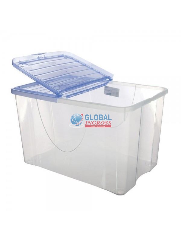 DODO BOX 41l 57x39x H 26 COPERCHIO PIEGH.AZZURRO