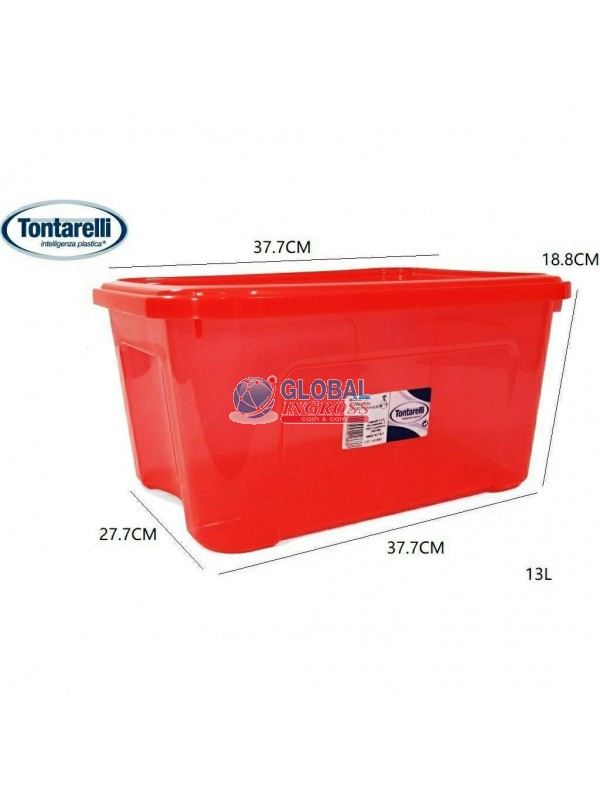 COMBI BOX 13L 37,7x27,7x h18,8 COPERCHIO CORALLO