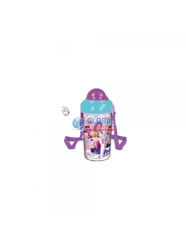 BORRACCIA C/TRACOLLA E CANNUCCIA PUSH UP K-POP 465ml