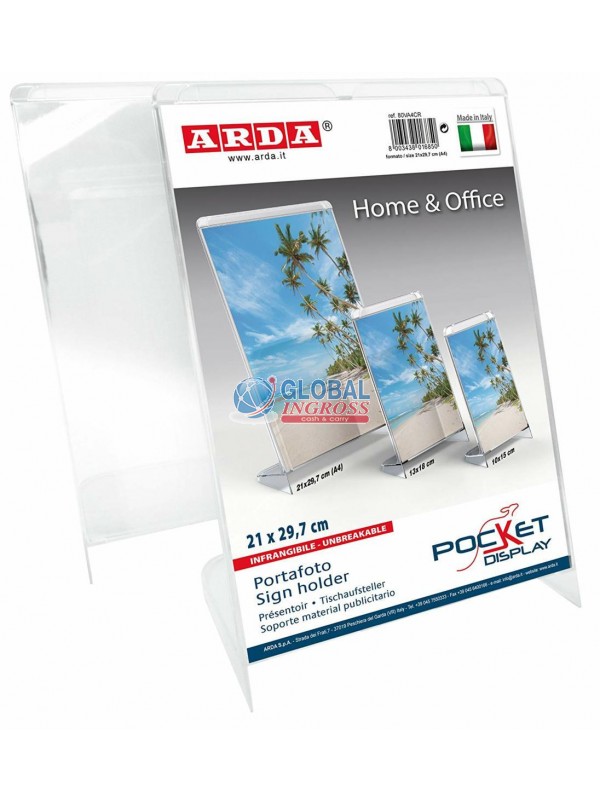 PORTAFOTO CRISTALLO A4