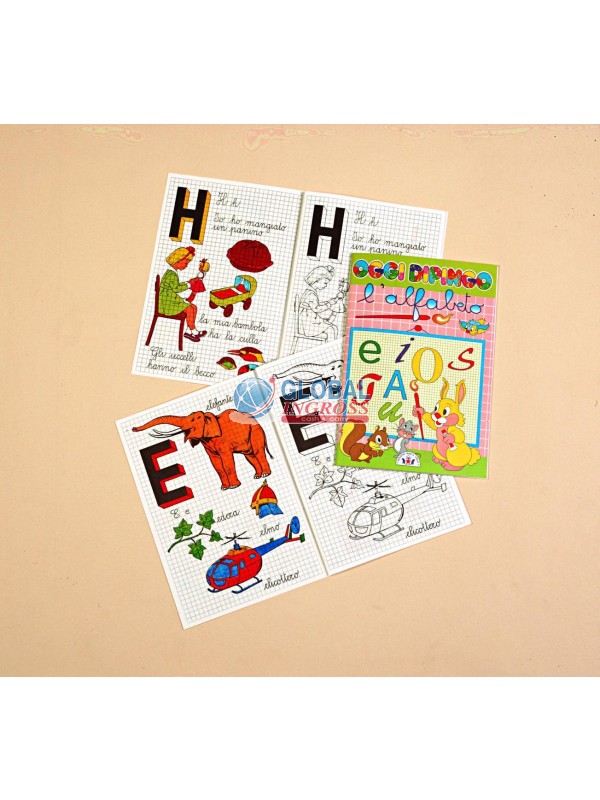 LIBRO DA COLORARE ALFABETO