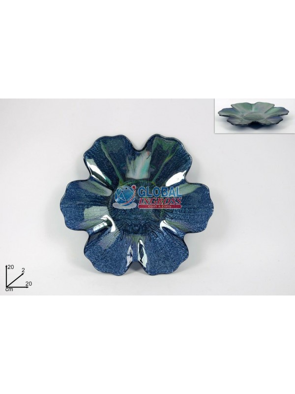PIATTINO 20cm FIORE BLU