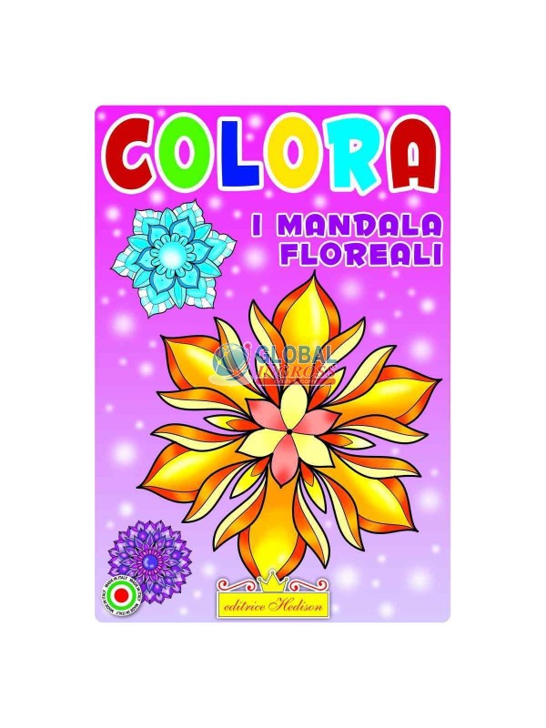 LIBRO COLORA MANDALA FLOREALI.