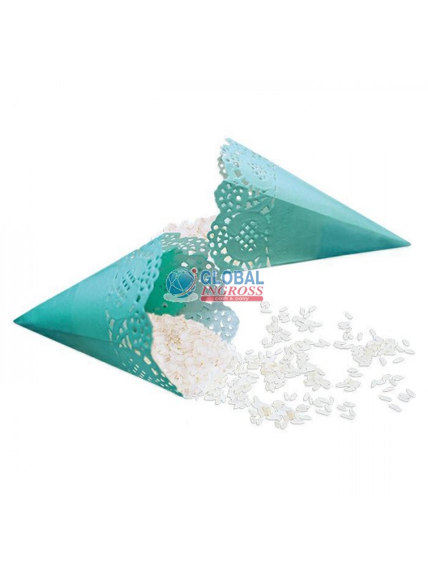 CONI MERLETTATI P/RISO TIFFANY 12pz