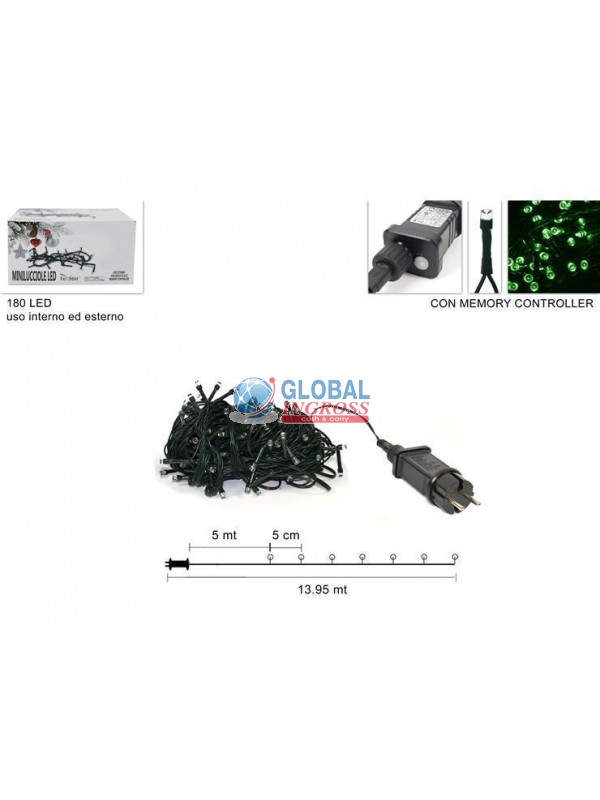 MINILED ESTERNO 180 VERDE