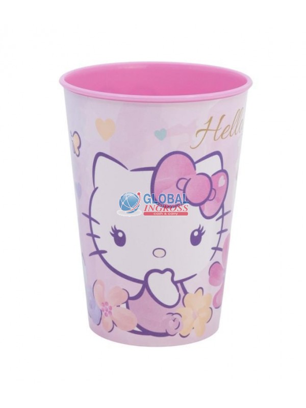 BICCHIERE PLASTICA HELLO KITTY