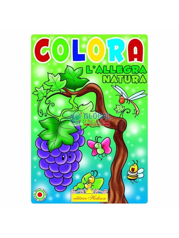 LIBRO COLORA L'ALLEGRA NATURA.