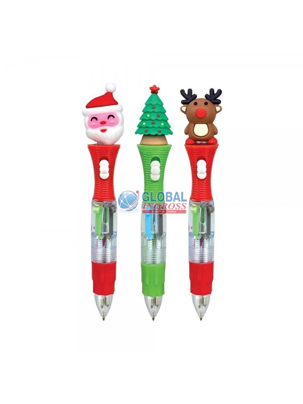 PENNA NATALE 4in1 CON LED ASS.