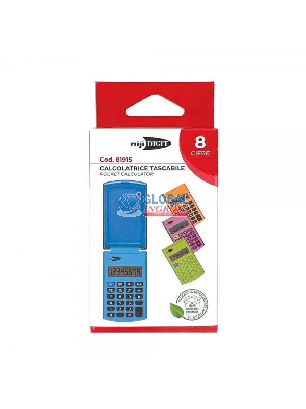 CALCOLATRICE TASCABILE 8 CIFRE