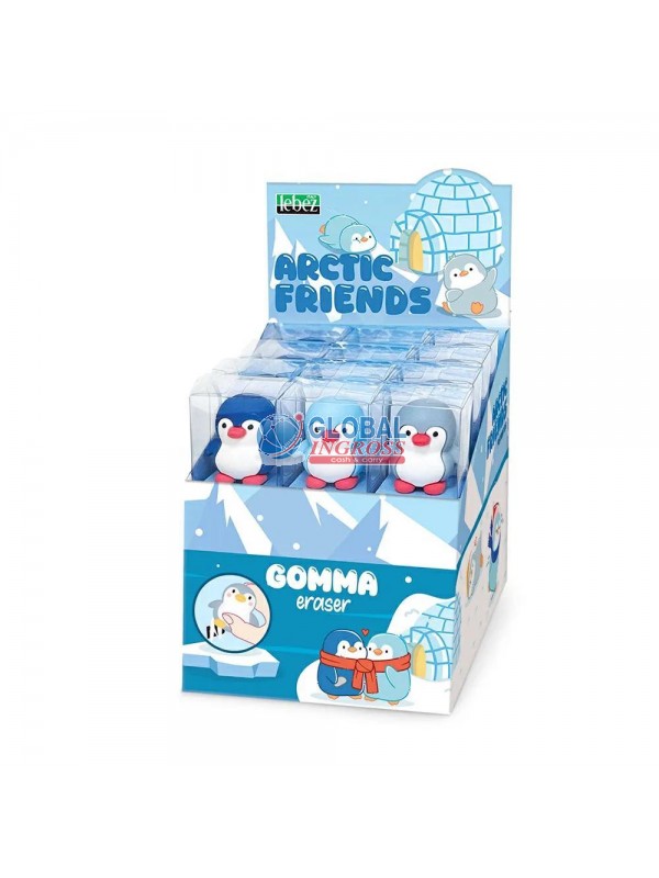 GOMMA 3D ARTIC FRIENDS colori ass.