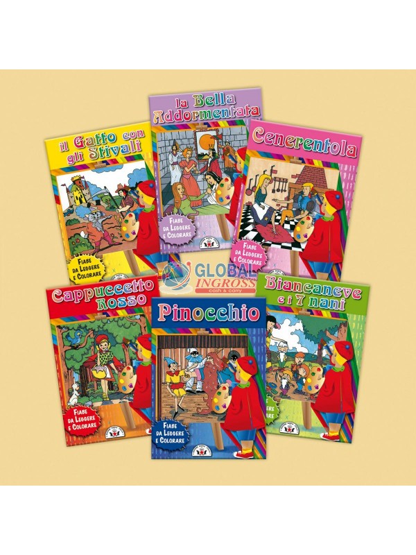 LIBRO DA COLORARE FIABE