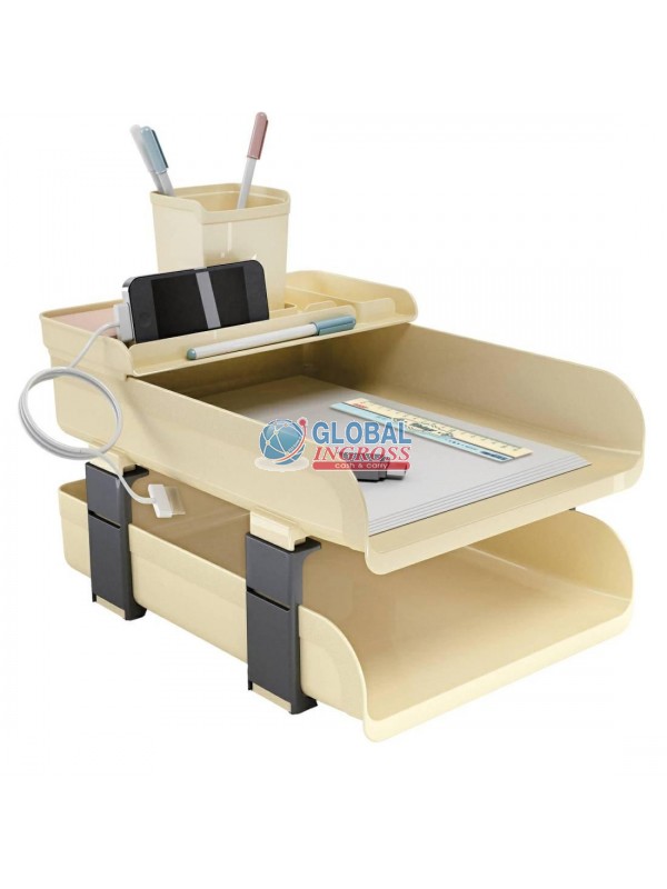 SET SCRIVANIA VINTAGE MILK 5pz AVORIO