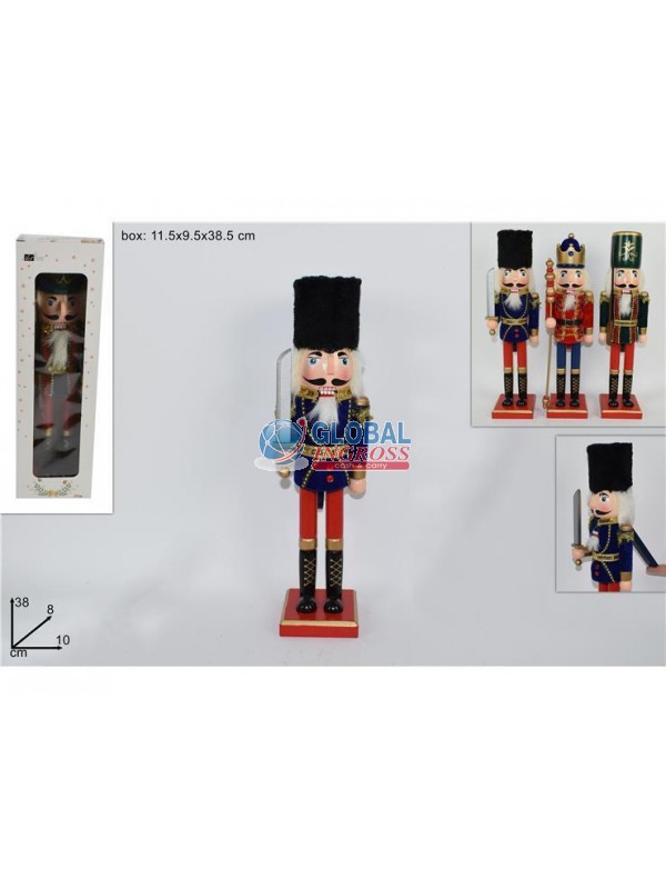 SCHIACCIANOCI SOLDATO 38cm LEGNO