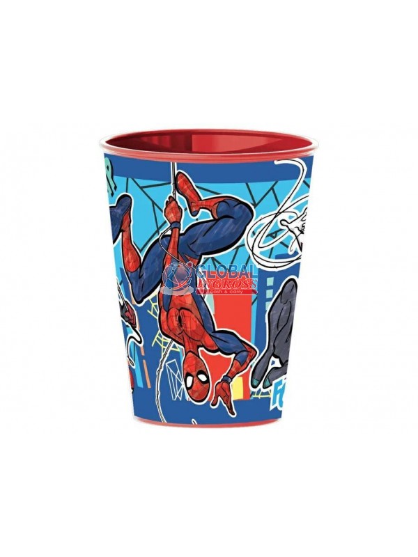 BICCHIERE PLASTICA SPIDERMAN