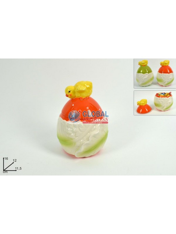 COFANETTO UOVO C/PULCINO 16cm