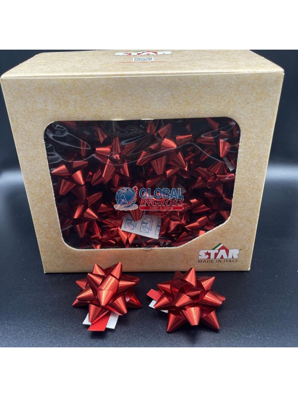 COCCARDA 13mm METAL ROSSA   21046.3802