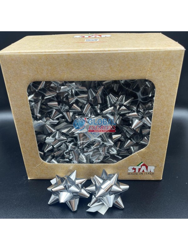 COCCARDA 13mm METAL ARGENTO