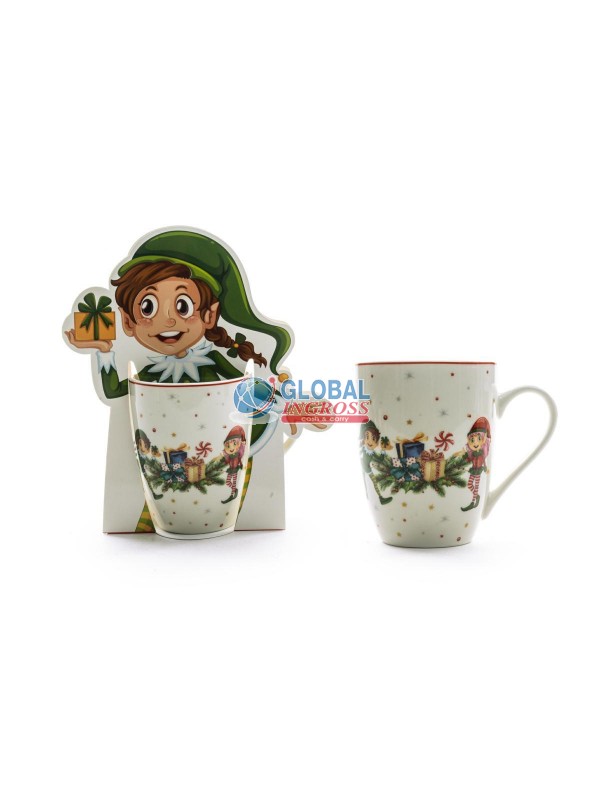 TAZZA NATALE ELFO 350ml