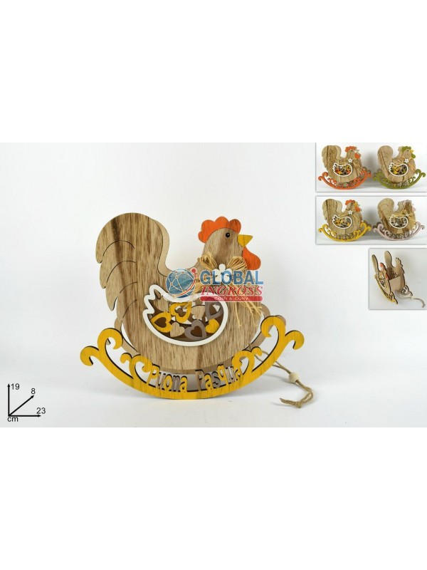 CONTENITORE GALLINA DONDOLO 23cm