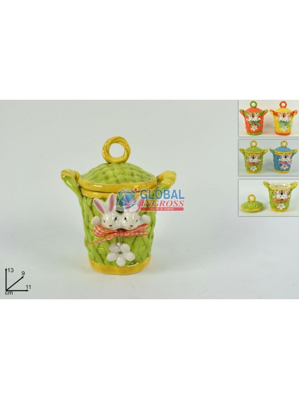 COFANETTO CONIGLI ALTO 13cm