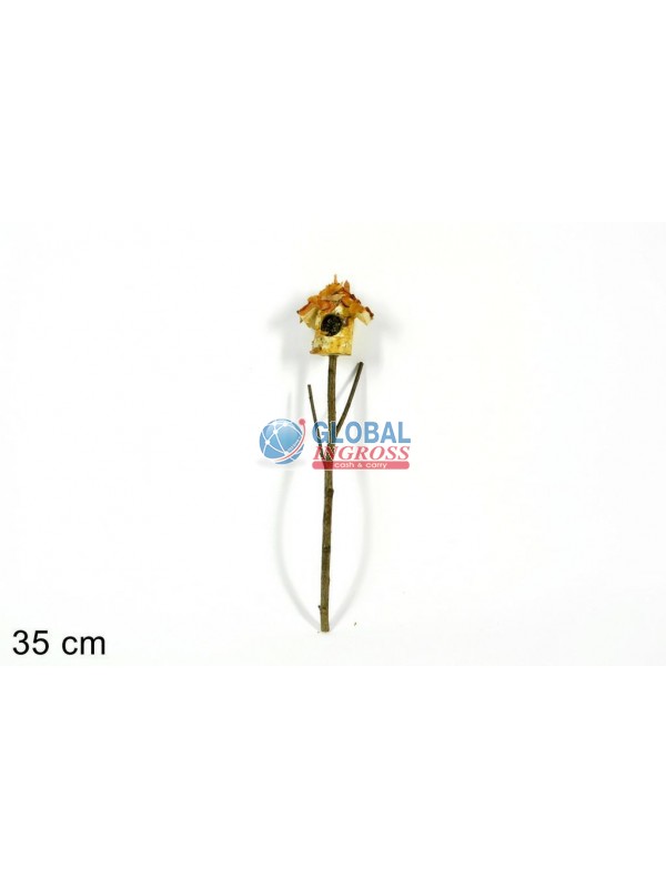 SPILLONE CASETTA UCCELLINO 35cm