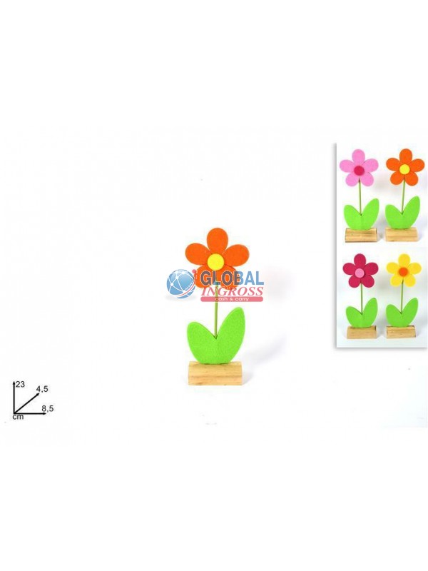 FIORE FELTRO C/BASE 23cm