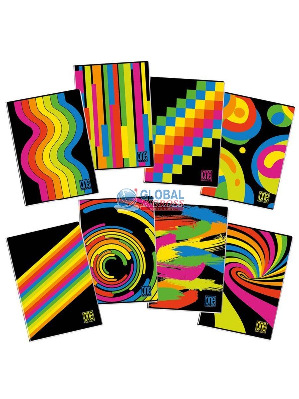 MAXI ONE COLOR BLACK&FLUO Q