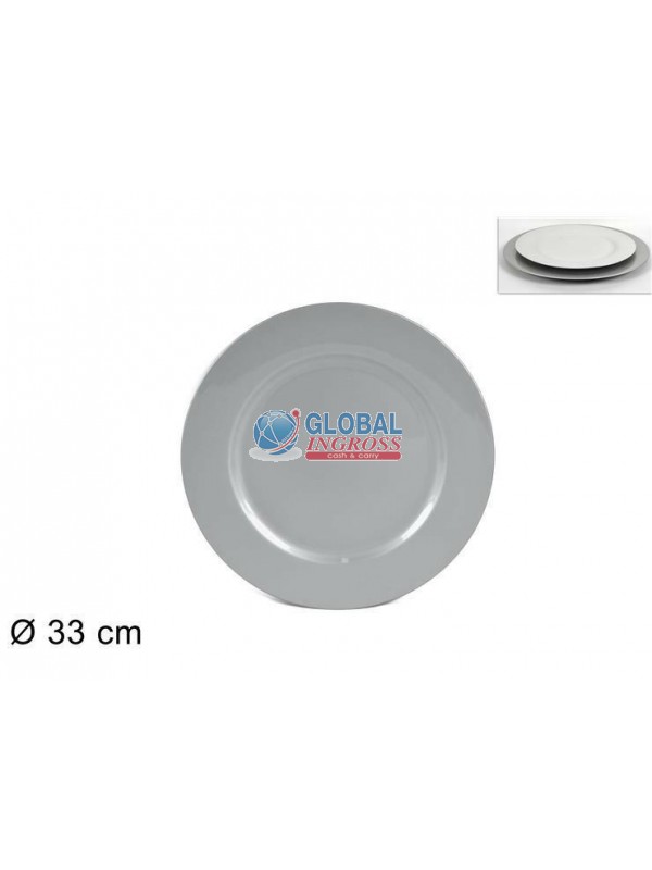 SOTTOPIATTO MELAMINA SILVER