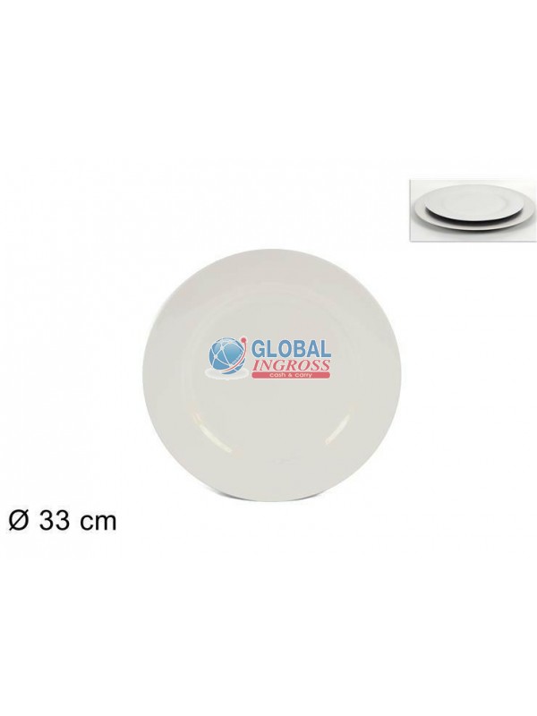 SOTTOPIATTO MELAMINA BIANCO