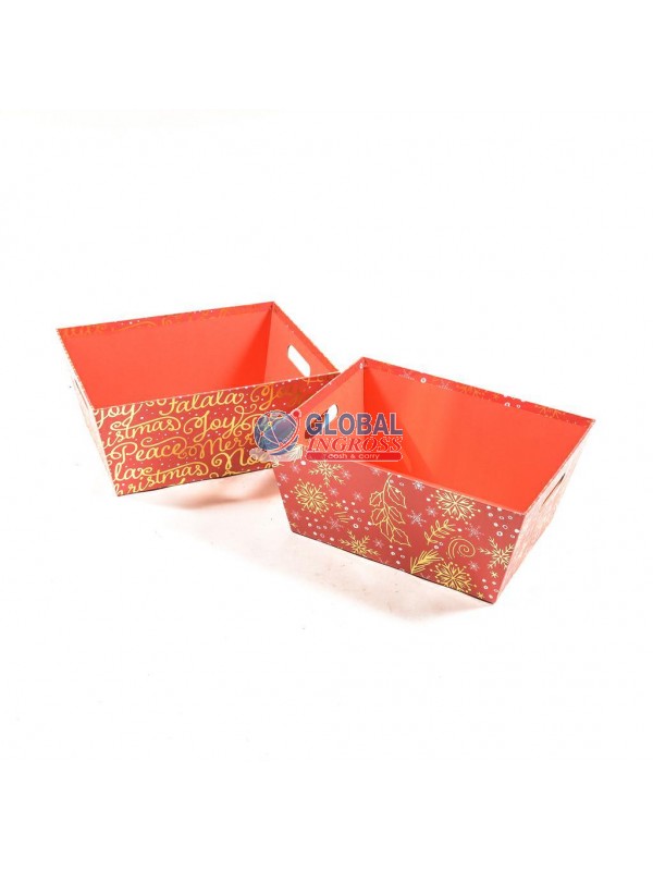 CESTINO CARTA DESIGN ASS. 31x24 H.14cm