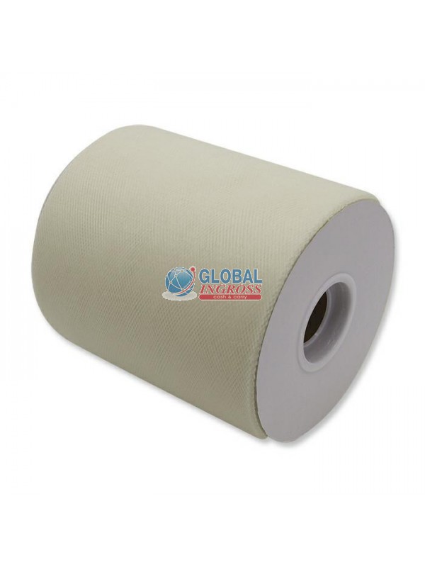 TULLE ROTOLO 12cm AVORIO 100mt