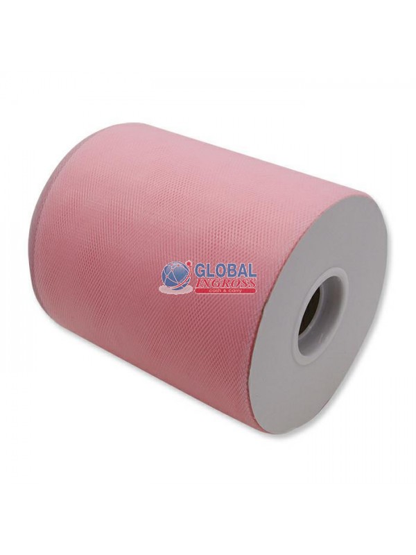 TULLE ROTOLO 12cm ROSA 100mt