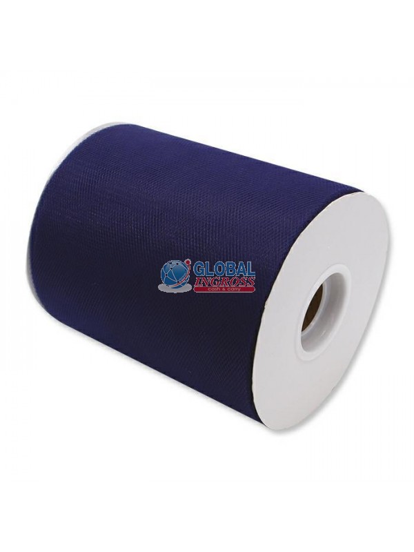 TULLE ROTOLO 12cm BLU 100mt