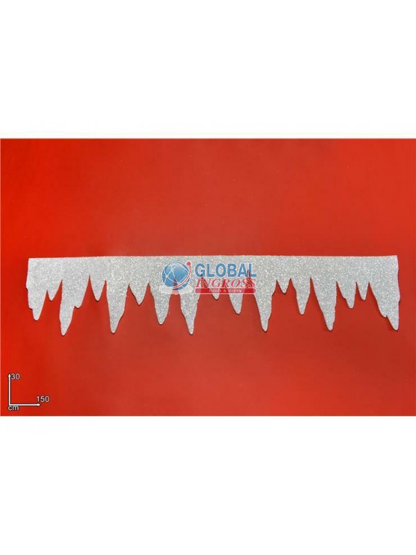 DECORAZIONE OVATTA GHIACCIO