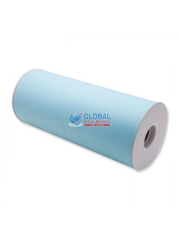 TULLE ROTOLO 25cm CELESTE POLVERE 100mt