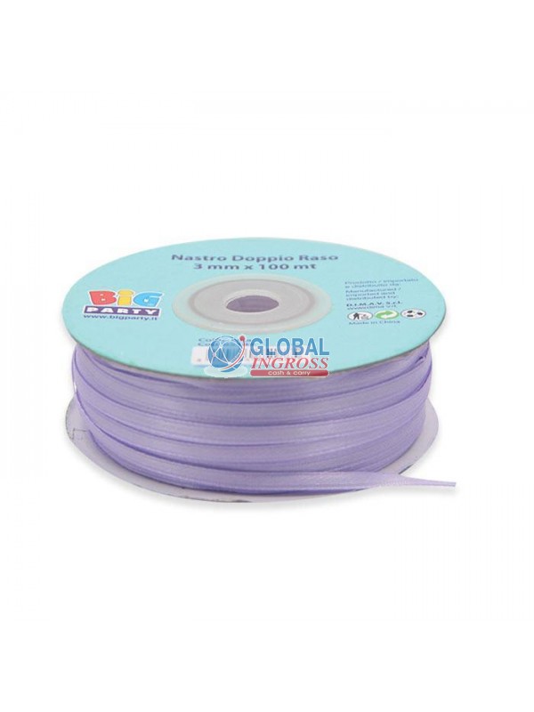 ROTOLO RASO 3mm 100mt LILLA