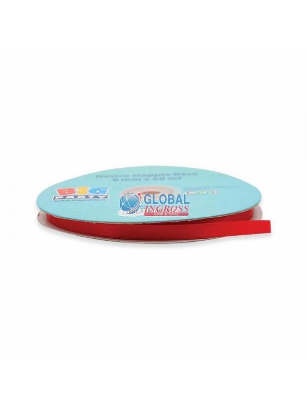 ROTOLO RASO 6mm 50mt ROSSO