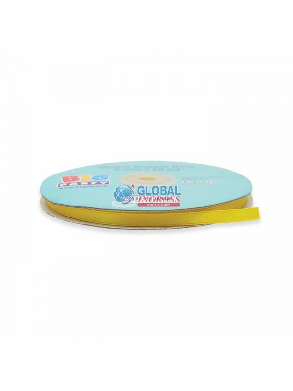 ROTOLO RASO 6mm 50mt GIALLO