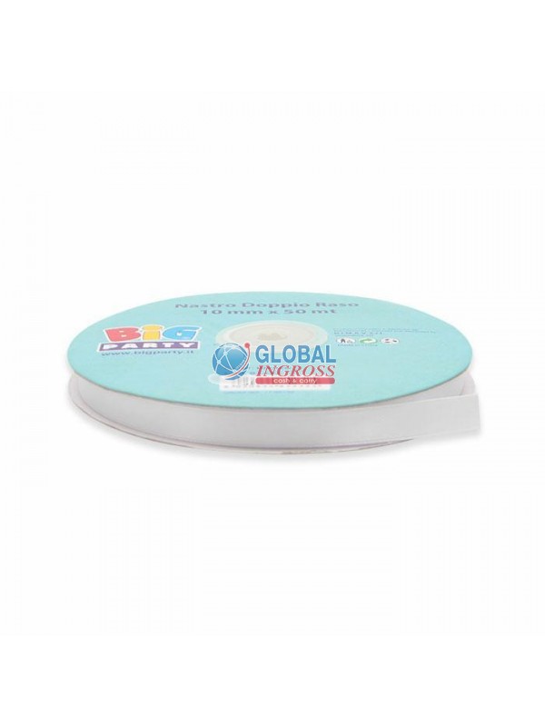 ROTOLO RASO 10mm 50mt BIANCO