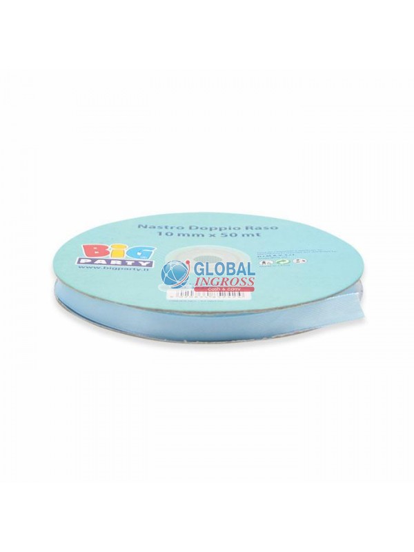 ROTOLO RASO 10mm 50mt CELESTE
