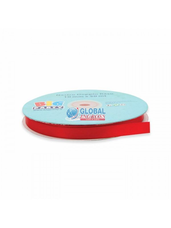 ROTOLO RASO 10mm 50mt ROSSO