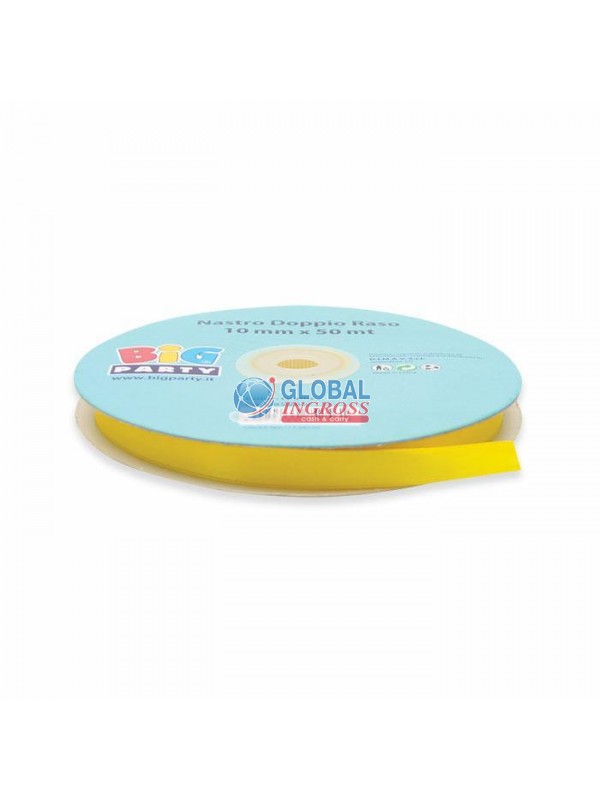 ROTOLO RASO 10mm 50mt GIALLO