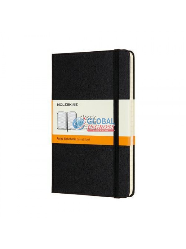 MOLESKINE M NERO RIGHE 11,5x17,5 COP.RIGIDA