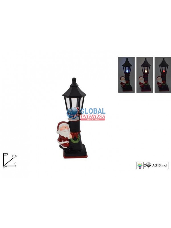LAMPIONE C/BABBO NATALEC/LUCE