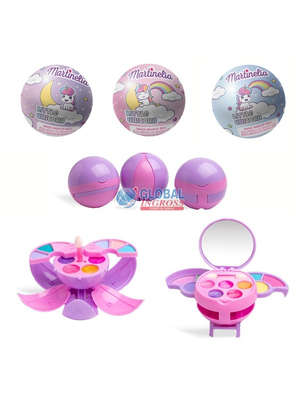 MAKE-UP BALLS LITTLE UNICORN MARTINELIA ass.