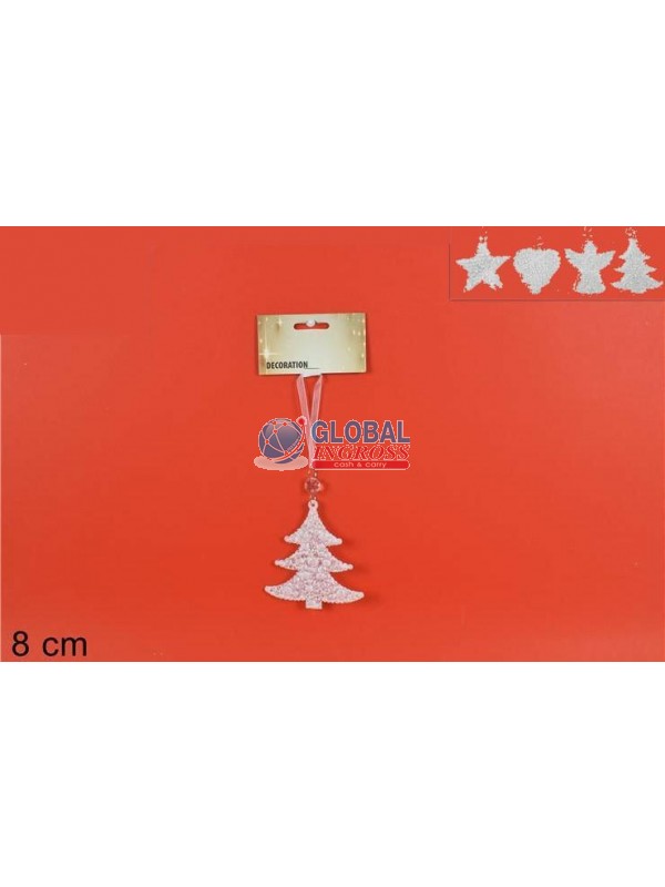 APPENDINO NATALE ACRILICO BIANCO
