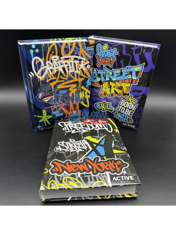 DIARIO ACTIVE GRAFFITI STD