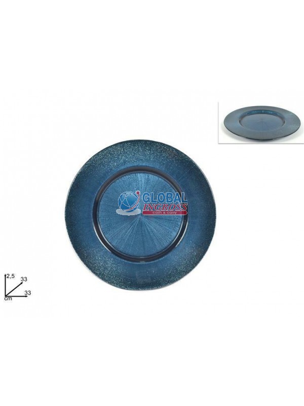 C/TAVOLA ELITE BLU 33cm