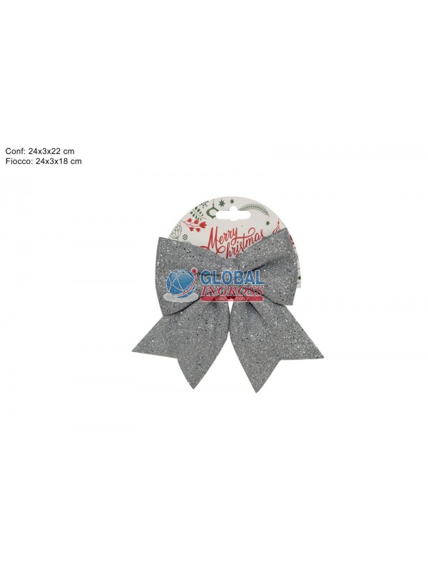 FIOCCO SPUGNA SILVER 18x24 GLITTER